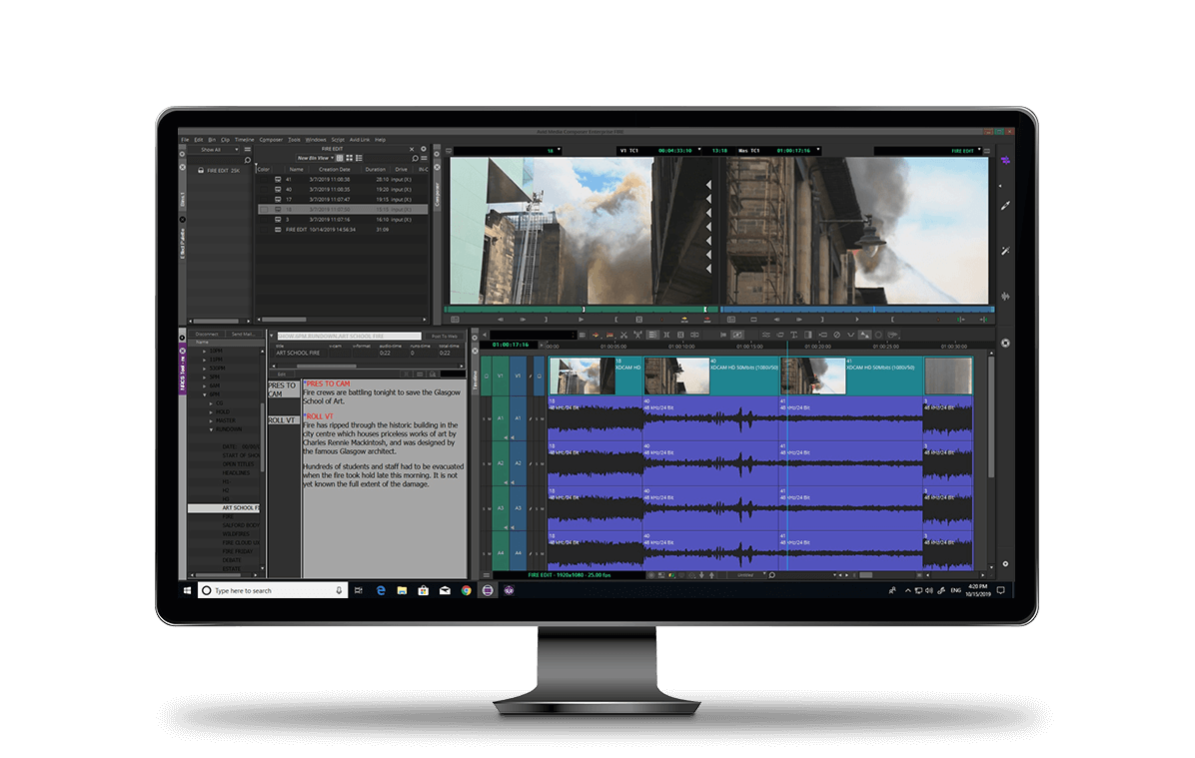 Media Composer NewsCutter Video Editing Software Interface.png